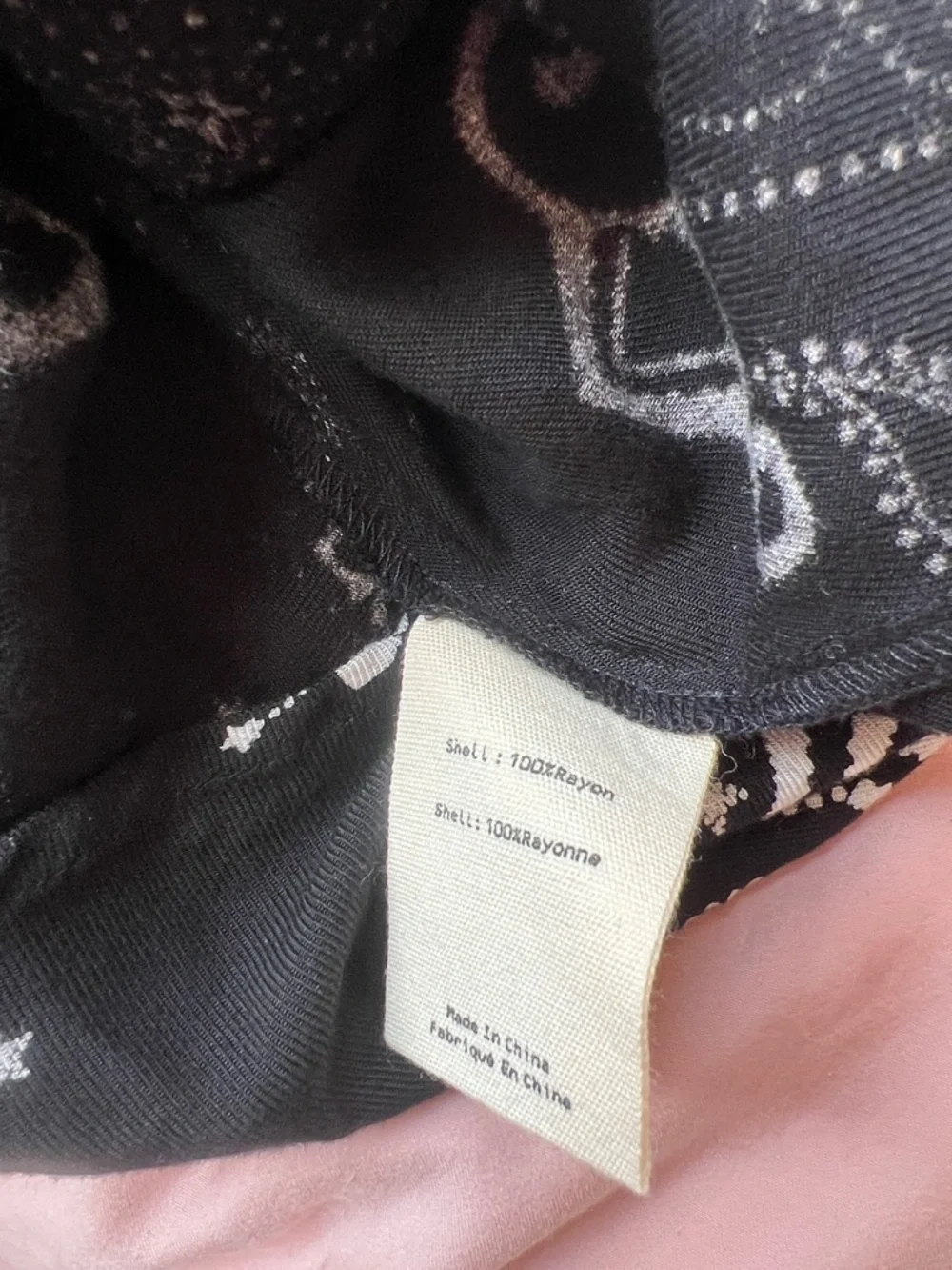 L’Agence Jaqueline Bandana Print Flannel Top Medium western - Picture 5 of 6